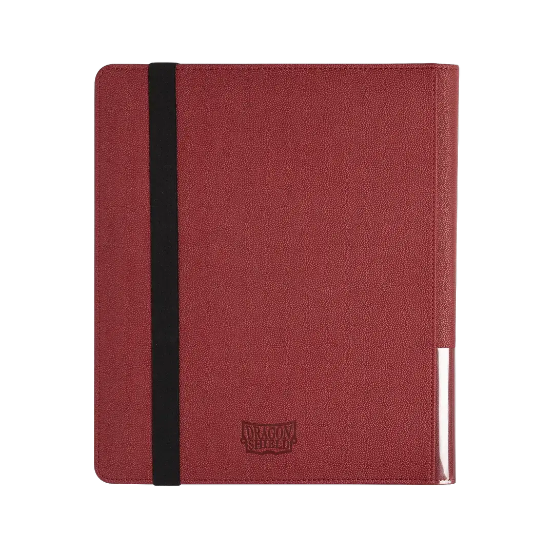 Blood Red Card Codex Portfolio 360 by THE MIGHTY HOBBY SHOP, showing the compact, durable storage case with card slots.