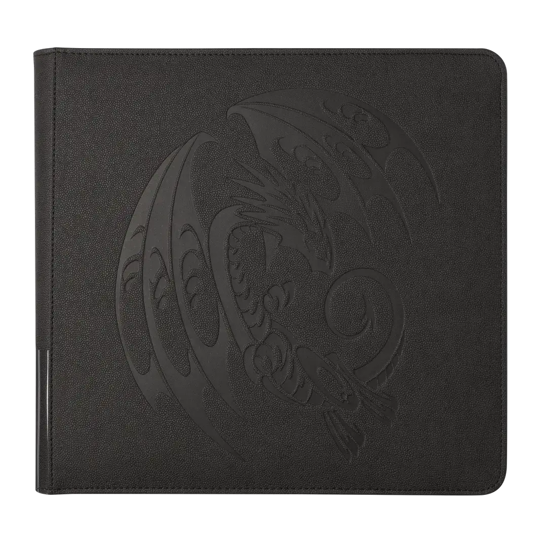 Card Codex Portfolio 576 in Iron Grey by THE MIGHTY HOBBY SHOP, showing its sleek, durable exterior and organized card storage features.