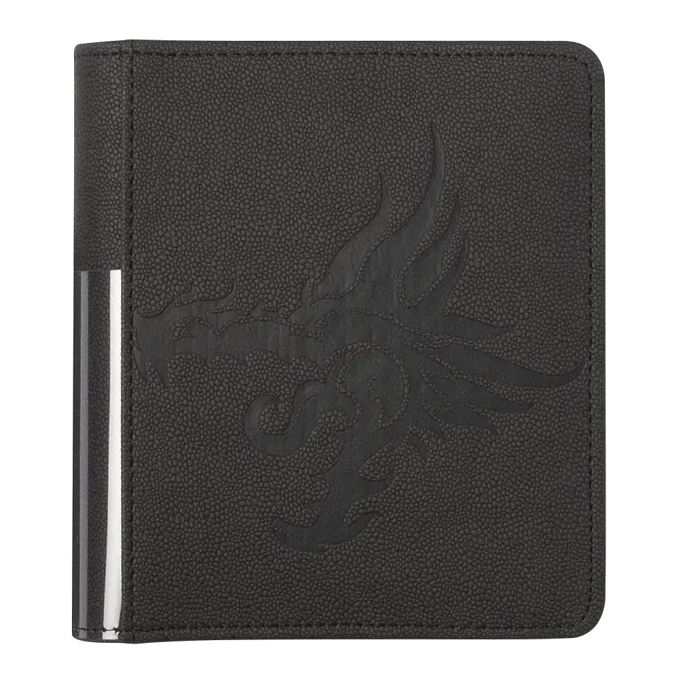 Iron grey Card Codex Portfolio 80 by THE MIGHTY HOBBY SHOP, featuring a sleek, durable storage and organization for trading cards.