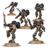 Chaos Space Marines Raptors model from THE MIGHTY HOBBY SHOP featuring detailed figures in dynamic poses with weapons and armor.