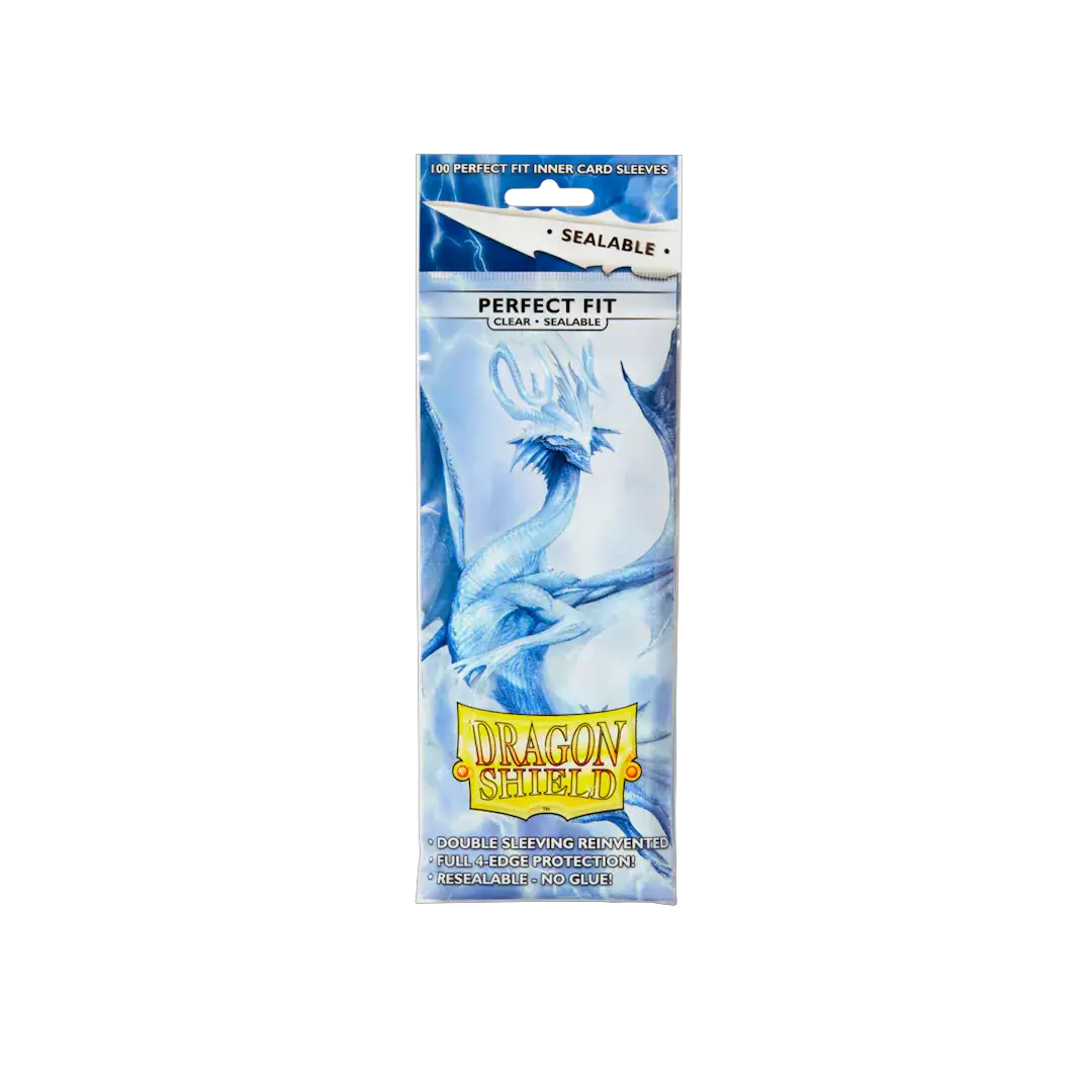 Clear sealable sleeves with perfect fit design, ideal for protecting trading cards and collectibles.