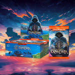 Critical Role: Heroes of Exandria booster display featuring collectible hero cards from The Mighty Hobby Shop.