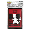 Pokemon Charmander deck protector card sleeve from THE MIGHTY HOBBY SHOP, featuring Charmander artwork on front.