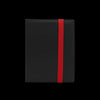 Black DEX PROTECTION The DEX BINDER 9 by THE MIGHTY HOBBY SHOP, featuring a sleek black cover and 9-ring binding system.