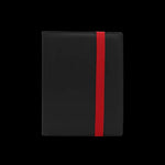Black DEX PROTECTION The DEX BINDER 9 by THE MIGHTY HOBBY SHOP, featuring a sleek black cover and 9-ring binding system.