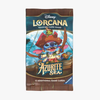 Disney Lorcana Azurite Sea booster pack by THE MIGHTY HOBBY SHOP featuring colorful cards from the Azurite Sea set.