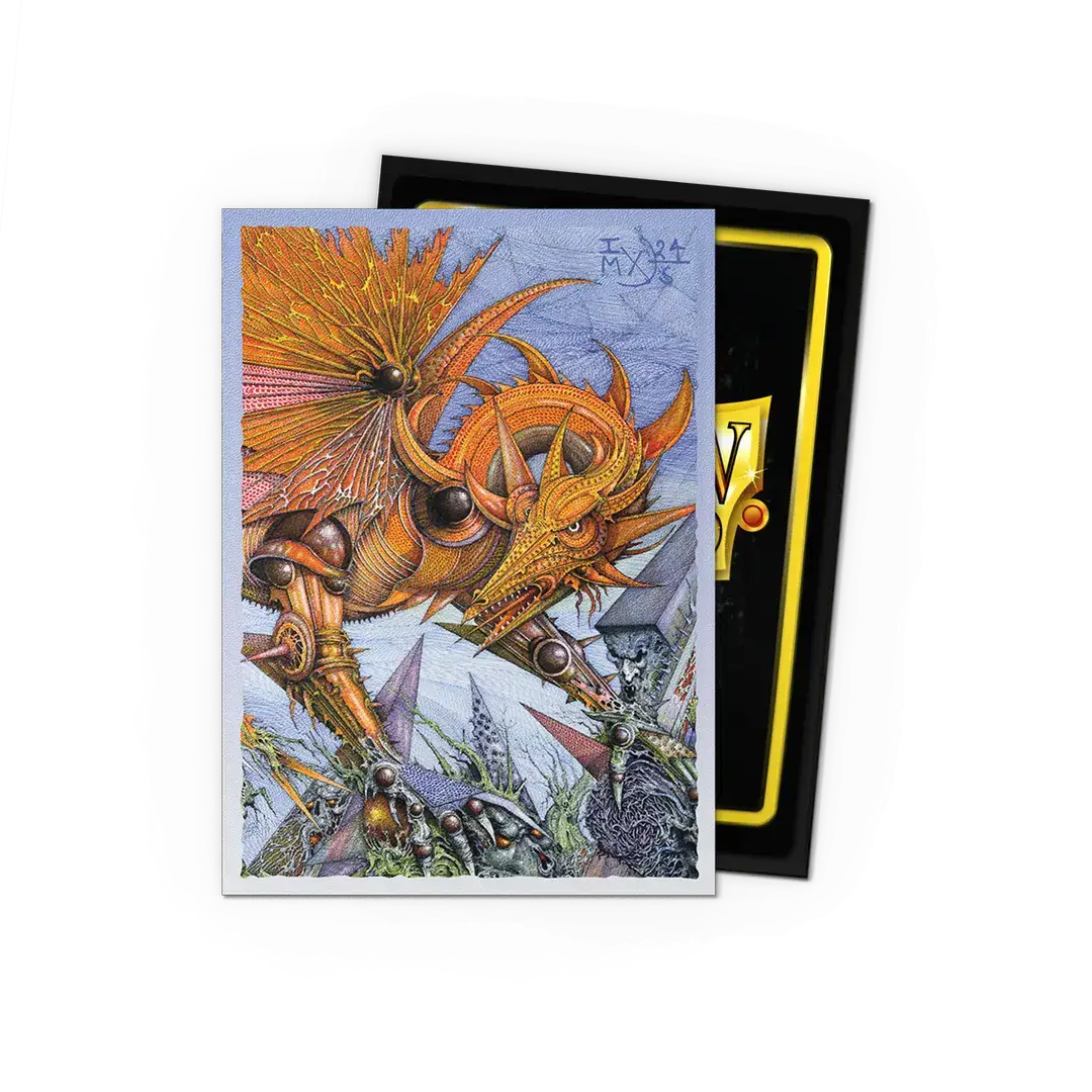 Dragon Shield Signature Series card sleeve featuring The Millerax design, matte finish with detailed dragon artwork.