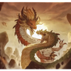 Wood Snake Dragon Shield TCG Playmat featuring detailed artwork for card game protection and play.