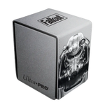 Fallout Brotherhood of Steel Alcove Flip Deck Box for tabletop gaming, featuring metal design and secure flip lid.