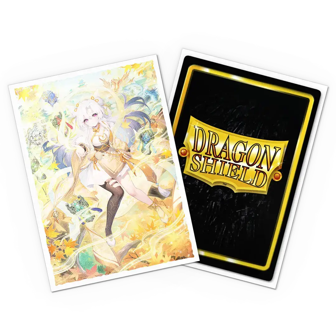 Matte art sleeves featuring Guo Jia from Grand Archive by THE MIGHTY HOBBY SHOP, standard size, with detailed artwork on the card back