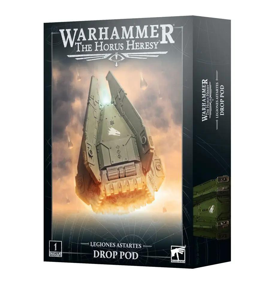Legion Drop Pod from THE MIGHTY HOBBY SHOP, detailed military-style model for tabletop gaming and hobby collections.
