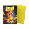 Flat image of a standard-sized Lightning Matte Dual Sleeves box from THE MIGHTY HOBBY SHOP, showcasing the packaging design.