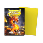 Flat image of a standard-sized Lightning Matte Dual Sleeves box from THE MIGHTY HOBBY SHOP, showcasing the packaging design.