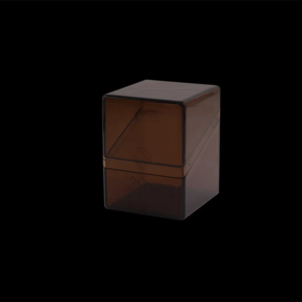 Small NANO DECKBOX in smoke color by THE MIGHTY HOBBY SHOP, showing a compact storage container with a sleek design.
