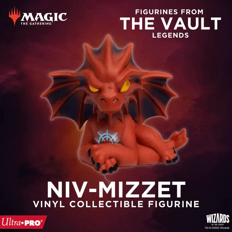 Image of Niv-Mizzet, a Magic: The Gathering Legends card, showcasing vibrant artwork and detailed design.