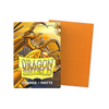Flat image of an orange matte Japanese-sized sleeves box from THE MIGHTY HOBBY SHOP, showing the product packaging.