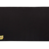 Plain black TCG playmat by THE MIGHTY HOBBY SHOP, featuring a smooth surface ideal for card games.
