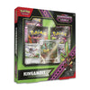 Illustration of Kingambit from Pokémon TCG Scarlet & Violet-Shrouded Fable Collection, detailed artwork on card.