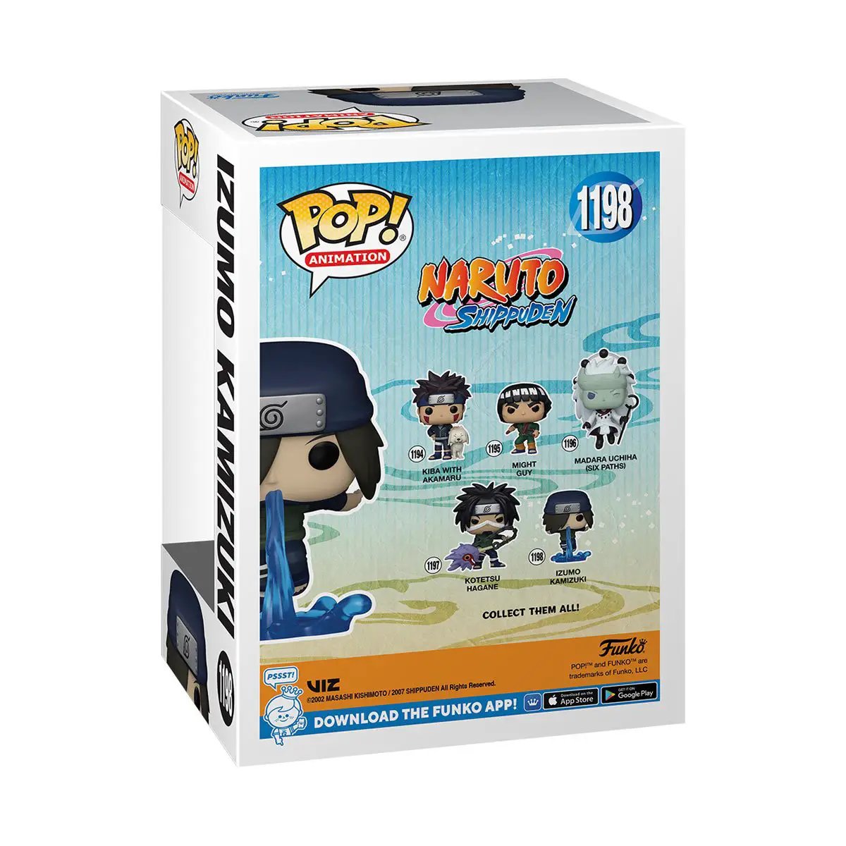POP! Animation Naruto Izumo figure by THE MIGHTY HOBBY SHOP, featuring Izumo in his ninja attire from the Naruto series.