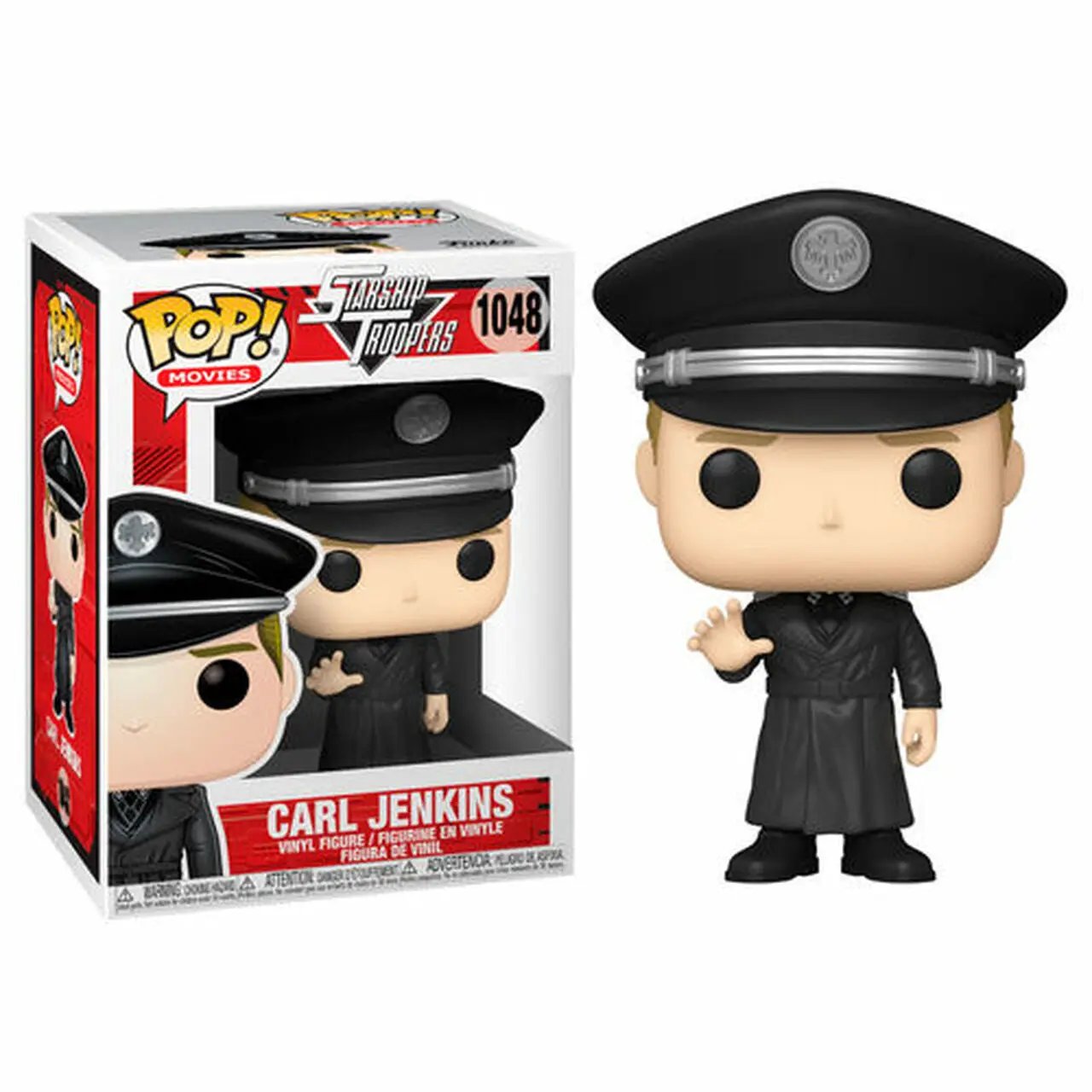 Pop! Movies Starship Troopers Carl Jenkins vinyl figure, detailed collectible toy from THE MIGHTY HOBBY SHOP