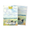Flat image of Poppy Field Classic Art sleeves by THE MIGHTY HOBBY SHOP, standard size, showing colorful floral design on transparent card sleeves.