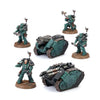 Laser Rapier Destroyer and Quad Launcher Battery from THE MIGHTY HOBBY SHOP, detailed model parts with weapons and accessories.