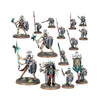 Ossiarch Bonereapers Heralds of the Bone-tithe miniature from Regiment of Renown set by THE MIGHTY HOBBY SHOP, detailed undead figure.