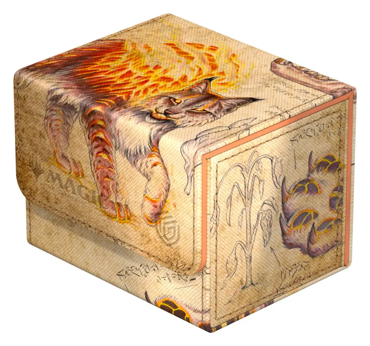 Sunspine Lynx figure from Sidewinder 100+ Xenoskin Magic: The Gathering Bloomburrow set, featuring detailed creature artwork.