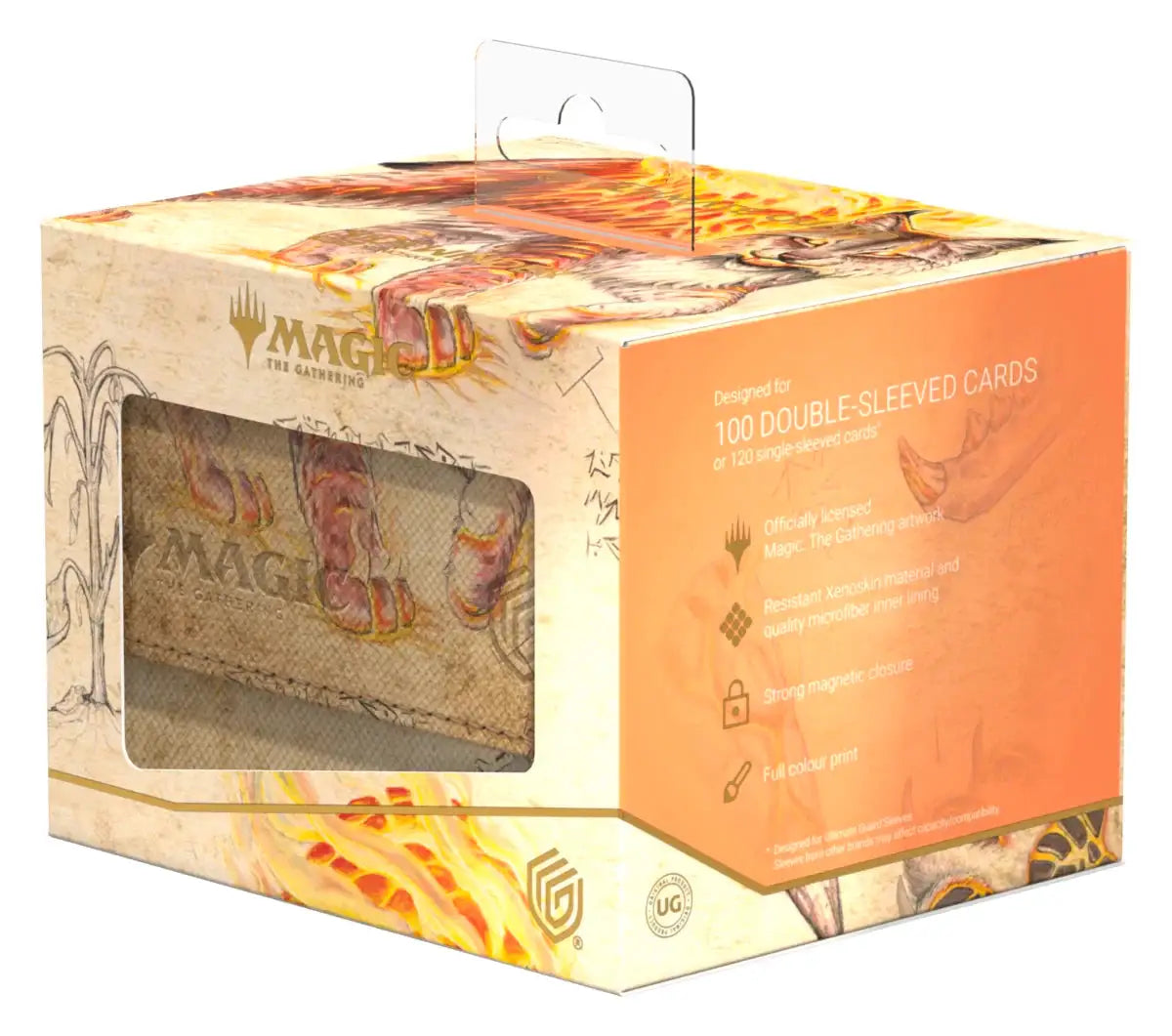 Sunspine Lynx from Magic: The Gathering Sidewinder 100+ Xenoskin set, featuring a detailed illustration of a feline creature with vibrant colors.