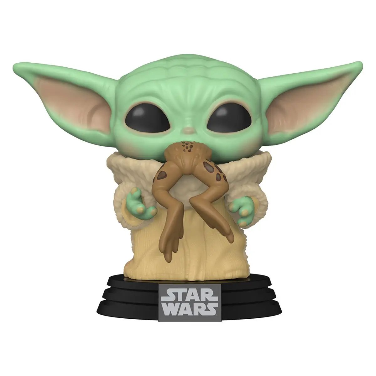 Star Wars The Mandalorian The Child Funko Pop! vinyl figure holding a frog, collectible toy, #379, from THE MIGHTY HOBBY SHOP