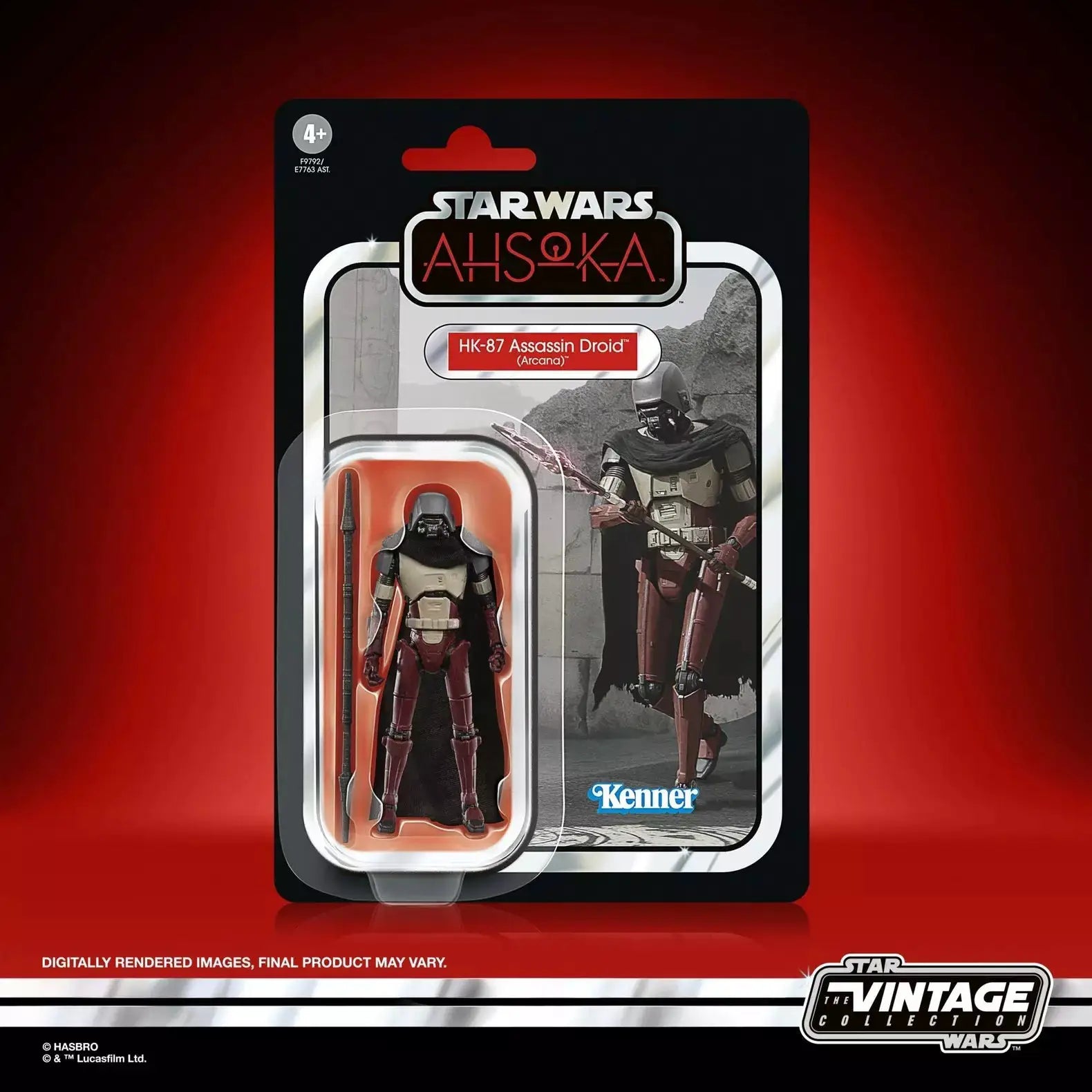 Star Wars The Vintage Collection HK-87 Assassin Droid figure from THE MIGHTY HOBBY SHOP, detailed with sci-fi design and accessories.