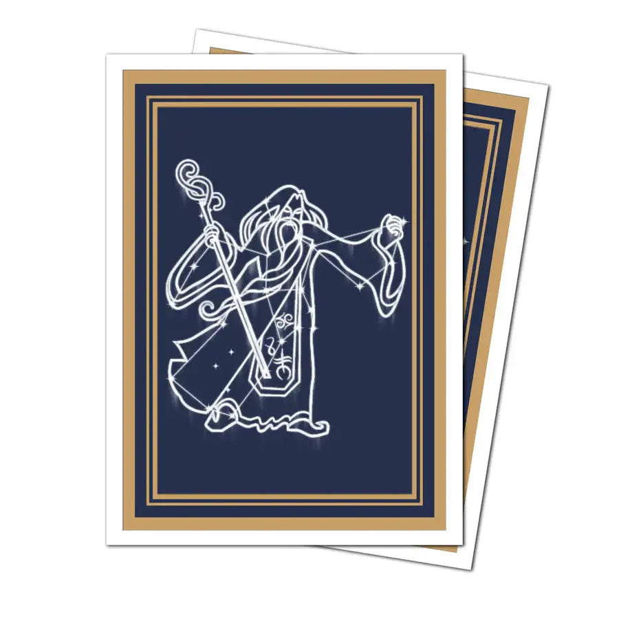 A pack of 105 The Elder Scrolls Mages Guild Apex Deck Protectors for tabletop gaming, featuring fantasy-themed artwork.