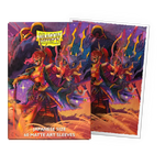 Japanese size matte art sleeves from The Fallen by THE MIGHTY HOBBY SHOP, featuring detailed artwork and protective card sleeves.