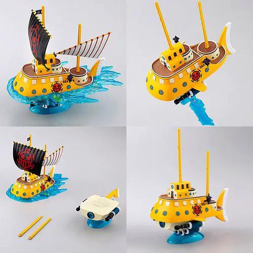 Traflagar Law's submarine from One Piece Grand Ship Collection, detailed model with visible features and vibrant colors.
