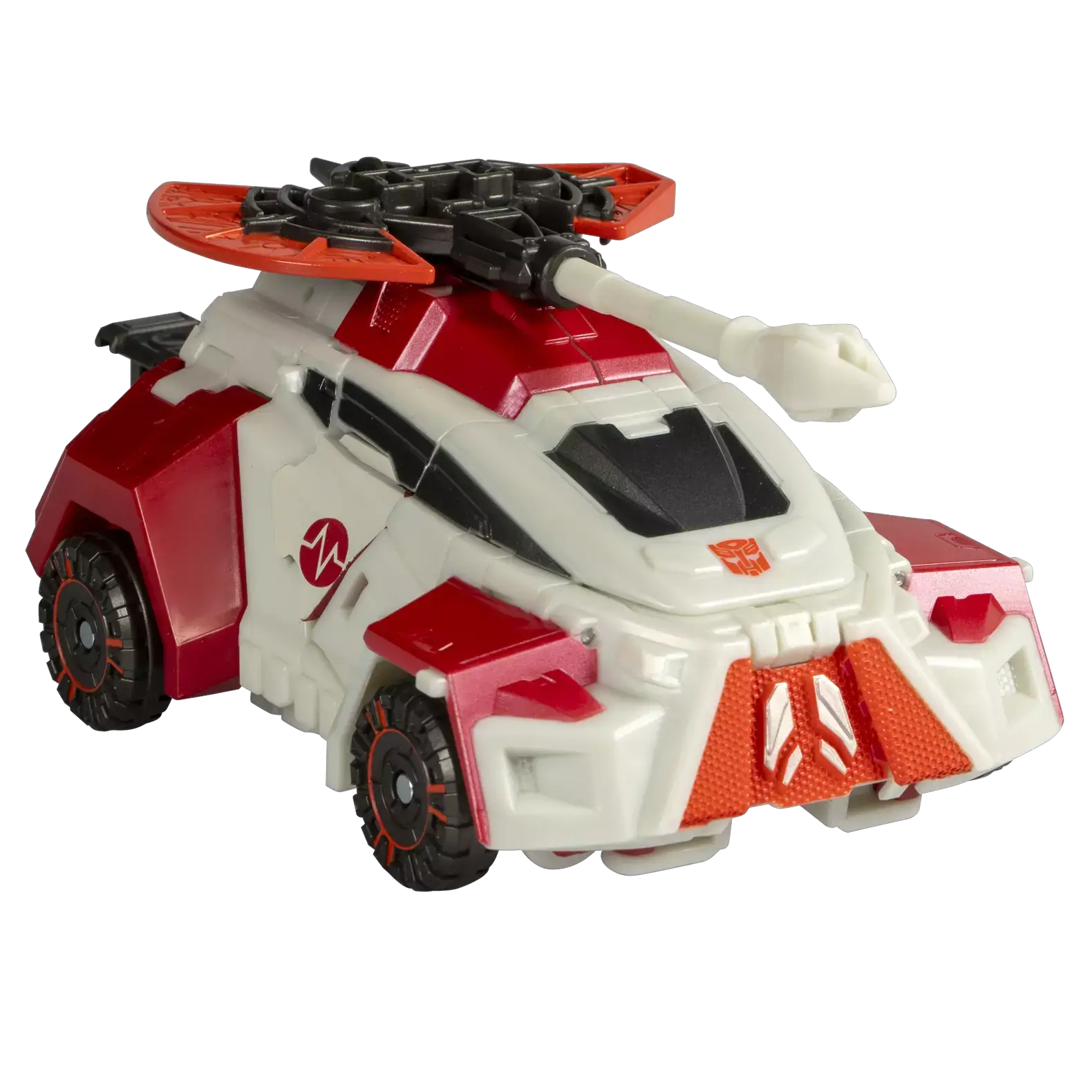 Transformers Studio Series Voyager War for Cybertron Ratchet action figure with detailed robot and vehicle modes.