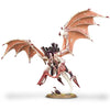 Winged Hive Tyrant model from Tyranids, with detailed insect-like features and large wings, assembled and painted for tabletop gaming.