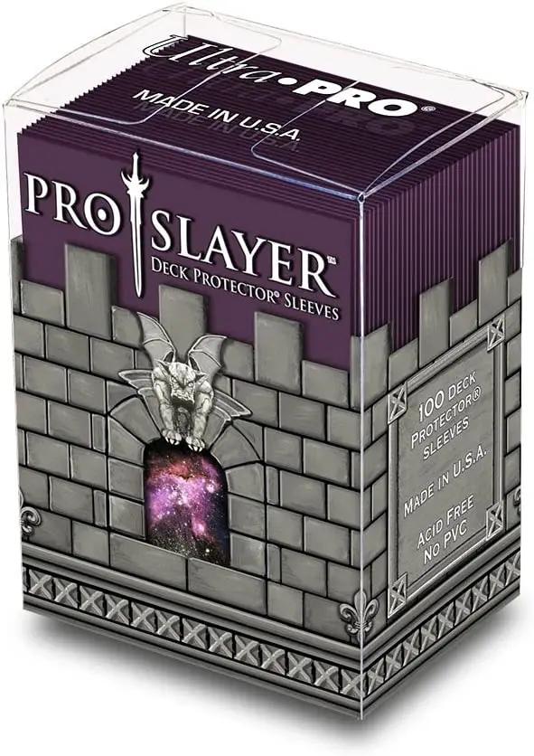 Black Cherry Ultra PRO Standard 100ct PRO-Slayer Sleeves for trading cards, featuring sleek black cherry design, by THE MIGHTY HOBBY SHOP