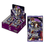Union Arena Booster Pack Code for Code Geass Lelouch of the Rebellion Vol. 2 from THE MIGHTY HOBBY SHOP, featuring game code packaging.