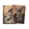 Valentine Dragons 2021 brushed art sleeves in standard size, featuring colorful dragon designs on a flat box sleeve from THE MIGHTY HOBBY SHOP.