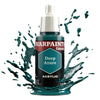 Deep Azure Warpaints Fanatic paint from THE MIGHTY HOBBY SHOP, showing a vibrant blue acrylic paint bottle.