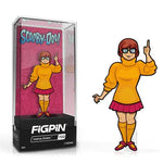FiGPiN Classic enamel pin featuring Velma Dinkly from Scooby-Doo, detailed collectible pin by THE MIGHTY HOBBY SHOP.