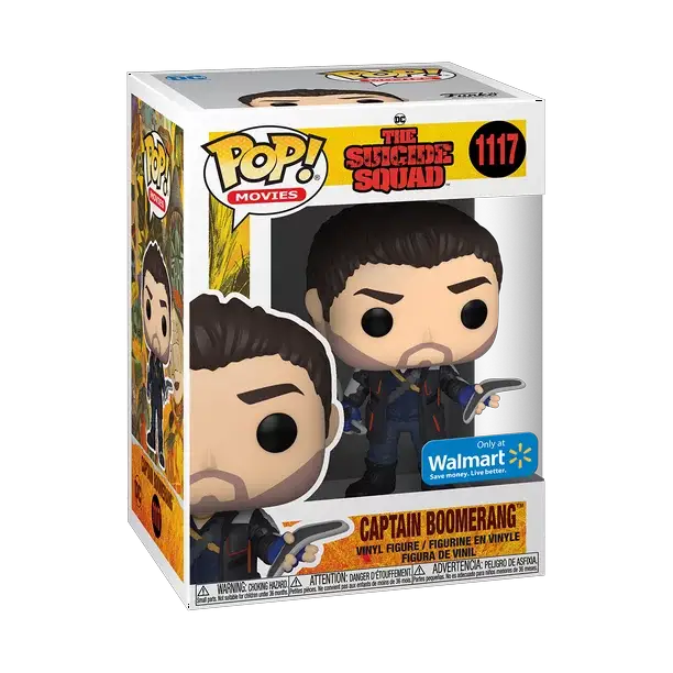 POP! Movies Captain Boomerang vinyl figure from The Suicide Squad, detailed collectible Pop! Covers by THE MIGHTY HOBBY SHOP