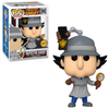 Pop! Inspector Gadget Chase figure showing Inspector Gadget holding his badge, detailed collectible toy from The Mighty Hobby Shop.
