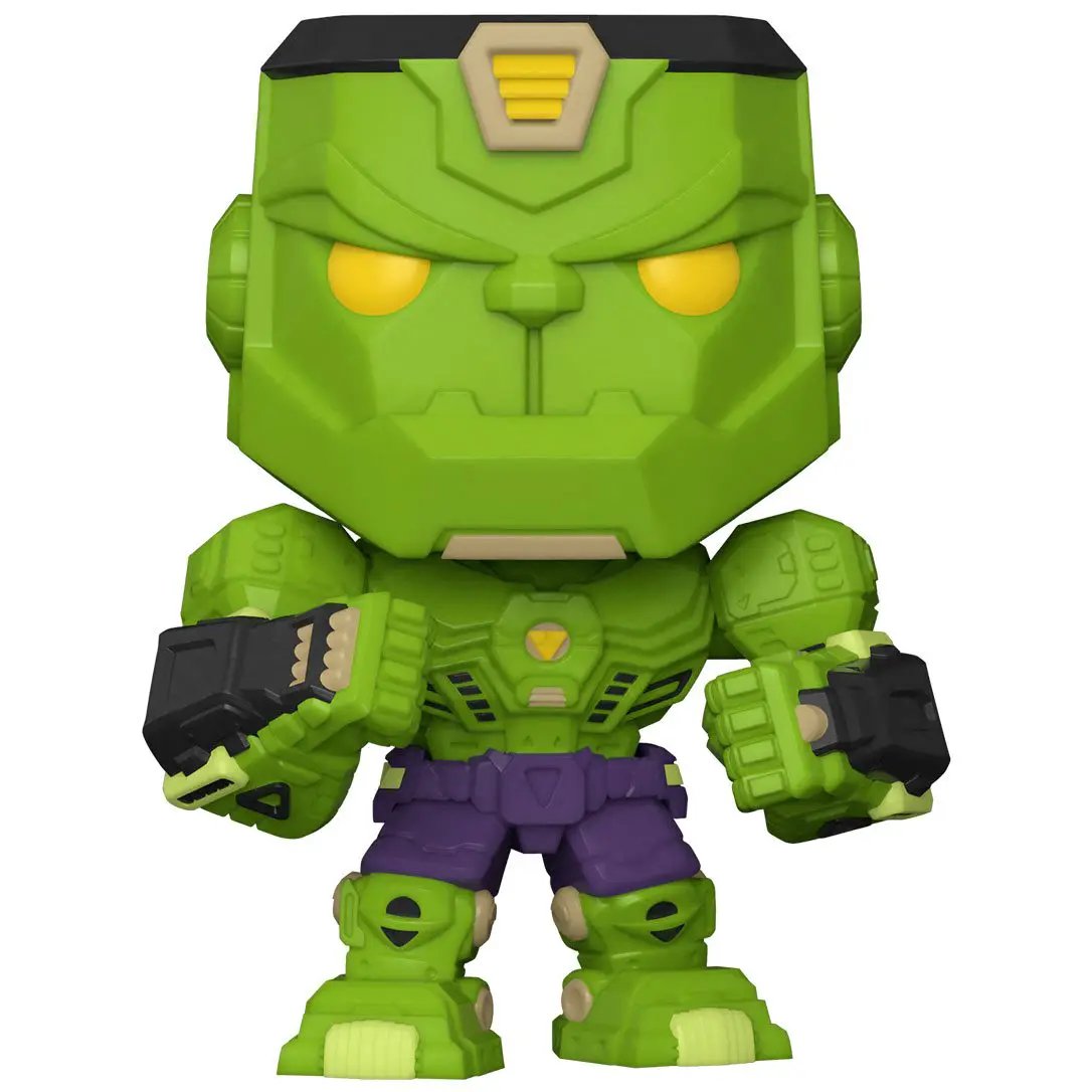 Pop! Marvel Mech Hulk collectible figure from THE MIGHTY HOBBY SHOP, featuring Hulk in a futuristic mech design.