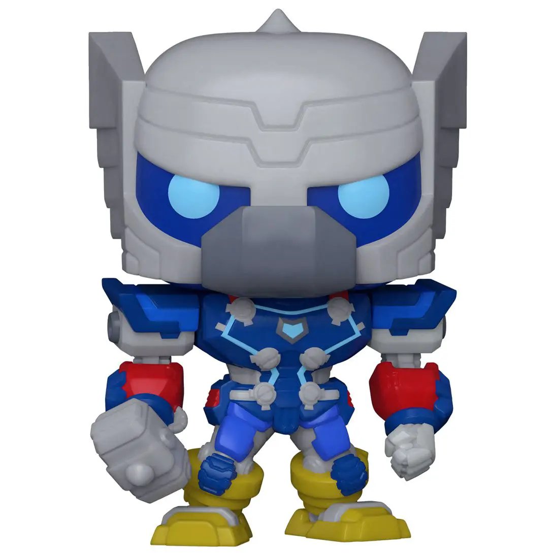 POP! Marvel Mech Thor #834 collectible figure from THE MIGHTY HOBBY SHOP, featuring Thor in a mech-inspired costume.