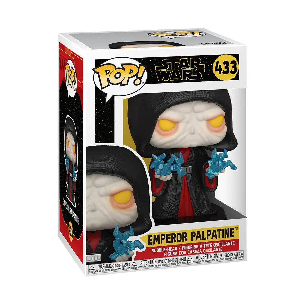 Pop! Star Wars: The Rise of Skywalker Revitalized Palpatine figure, collectible character from THE MIGHTY HOBBY SHOP brand.