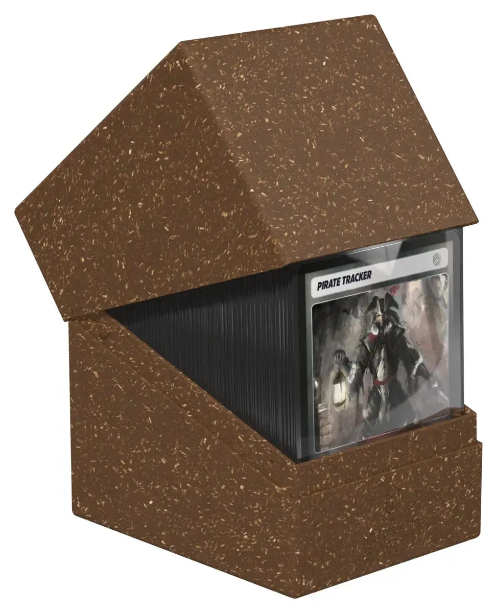 Ultimate Guard Return to Earth Boulder 133+ collectible gaming card protector in clear plastic with colorful artwork.