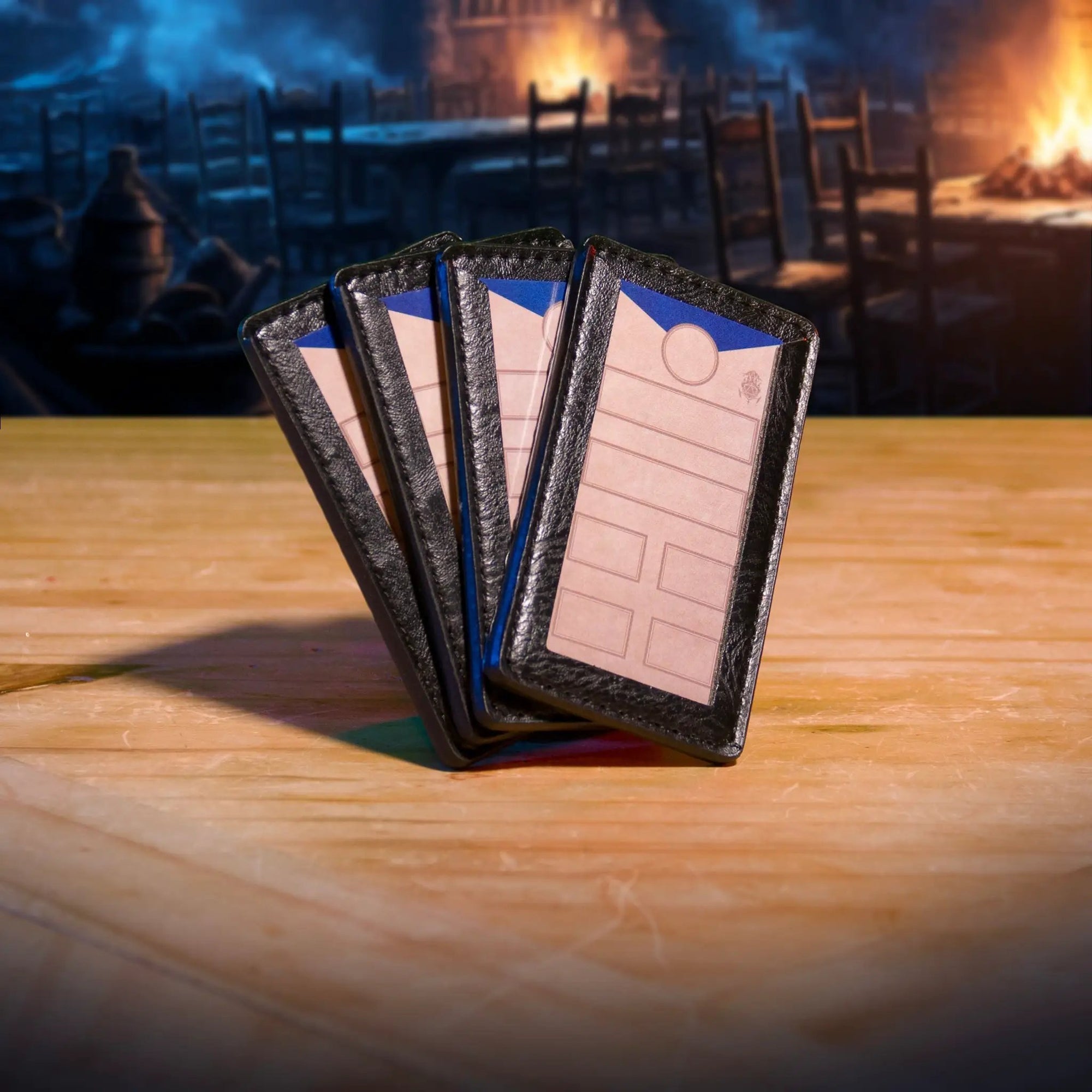 Set of four magnetic initiative trackers for D&D 5e and TTRPG combat management by The Ultimate Game Master.