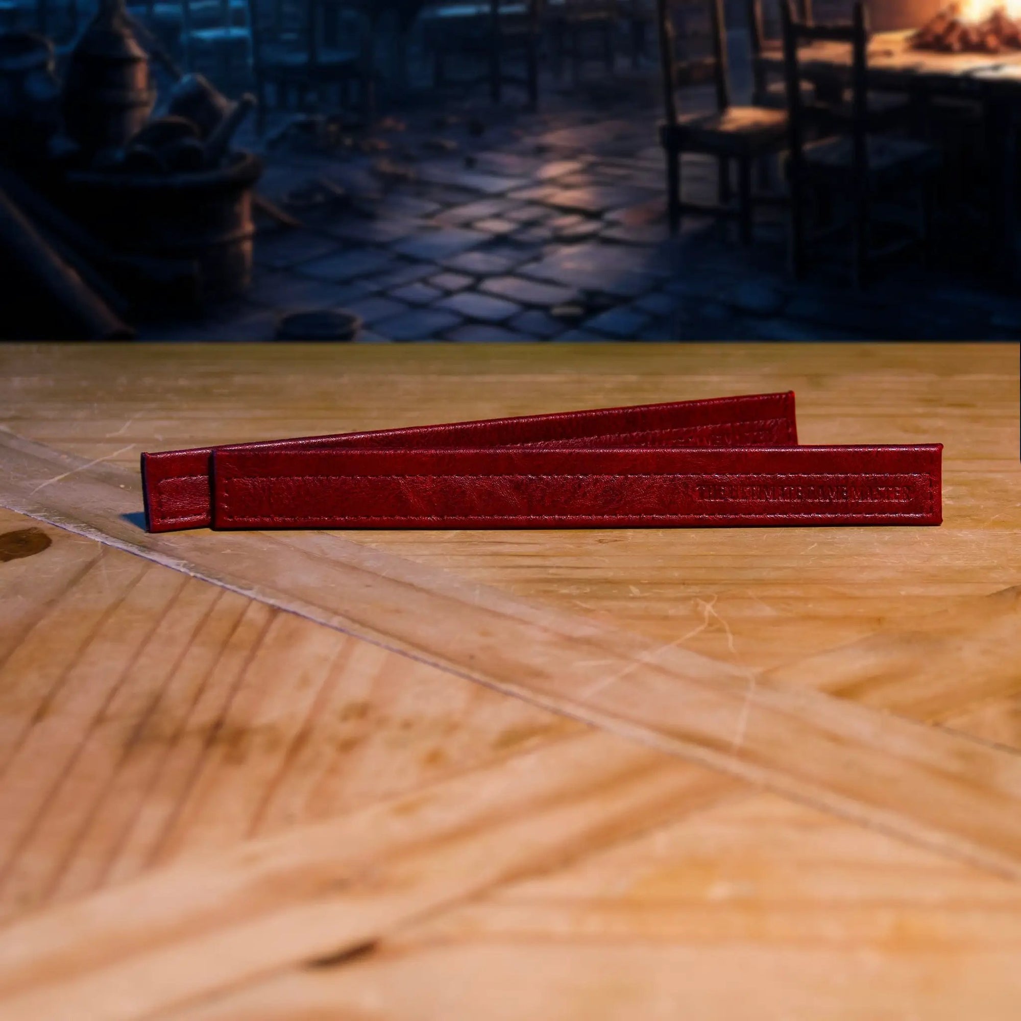 Magnetic bar set for screen extension hardware by The Ultimate Game Master, shown in brown with metal components for gaming screens.