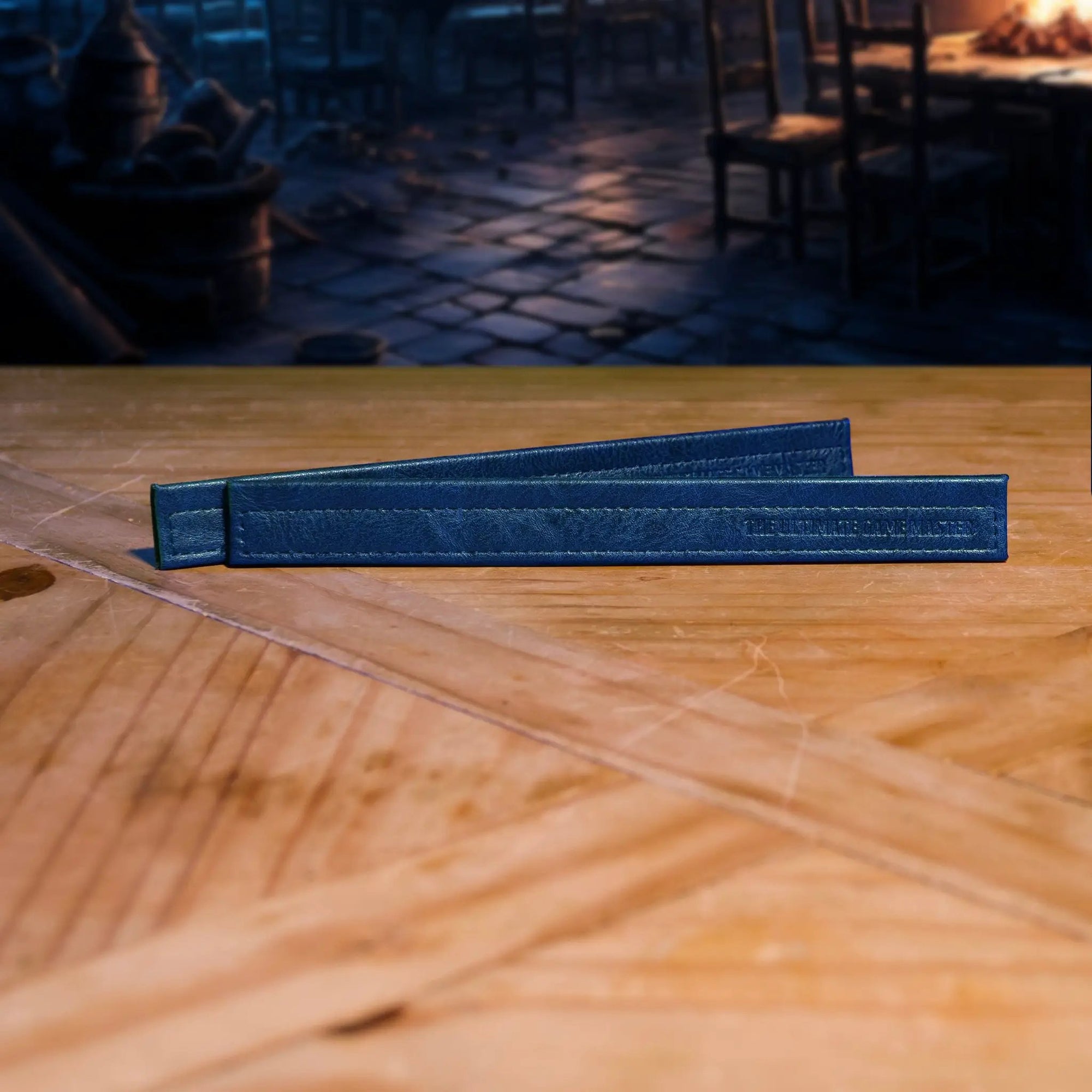 Brown magnetic bar set for screen extension hardware by The Ultimate Game Master, designed to secure game master screens.